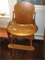 Early Oak High Chair