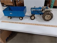 Vintage Ford Tractor 8600 & The Big Blue Wagon