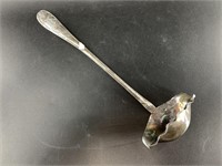 Large beautiful silver-plated punch ladle dated  1