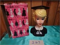 FROM BARBIE WITH LOVE GRADUATION HEAD VASE