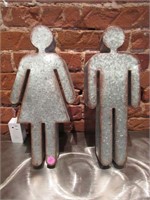 Men & Women Bathroom Signs