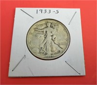 1933-S Walking Liberty 50 Cent Coin