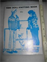 Vtg 1963 Teen Doll Knitting Booklet
