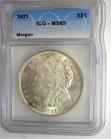 1921 Morgan ICG MS65