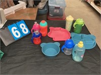 Baby Bottles and plates
