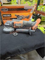 Ridgid brushless 18v 4-1/2" angle grinder