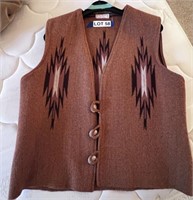 Miller's Hand Woven Wool Vest, Buffalo, WY