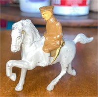 Vtg Lead WWI Calvary Soldier Figure