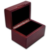 Ten Slab Wooden Storage Box (dark Mahogany)