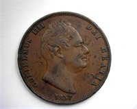 1837 Half Penny Great Britain