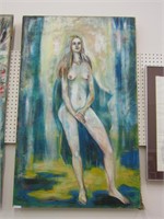 UNSIGNED NUDE PAINTING