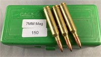 (40) Rnds Reloaded 7MM MAG Ammo