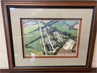 Framed Aerial Photo of Patricia Homes 2003