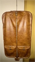 American Tourister Leather Garment Bag