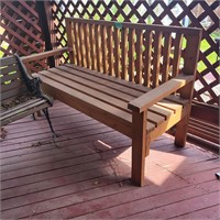 O407 Wood bench 2