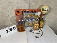 Bar Lights and Sign Lot