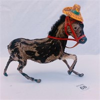 Vintage Handsewn Donkey Figurine