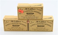 (2 ½ ) Boxes of Cheyenne Cartridge Co. .38