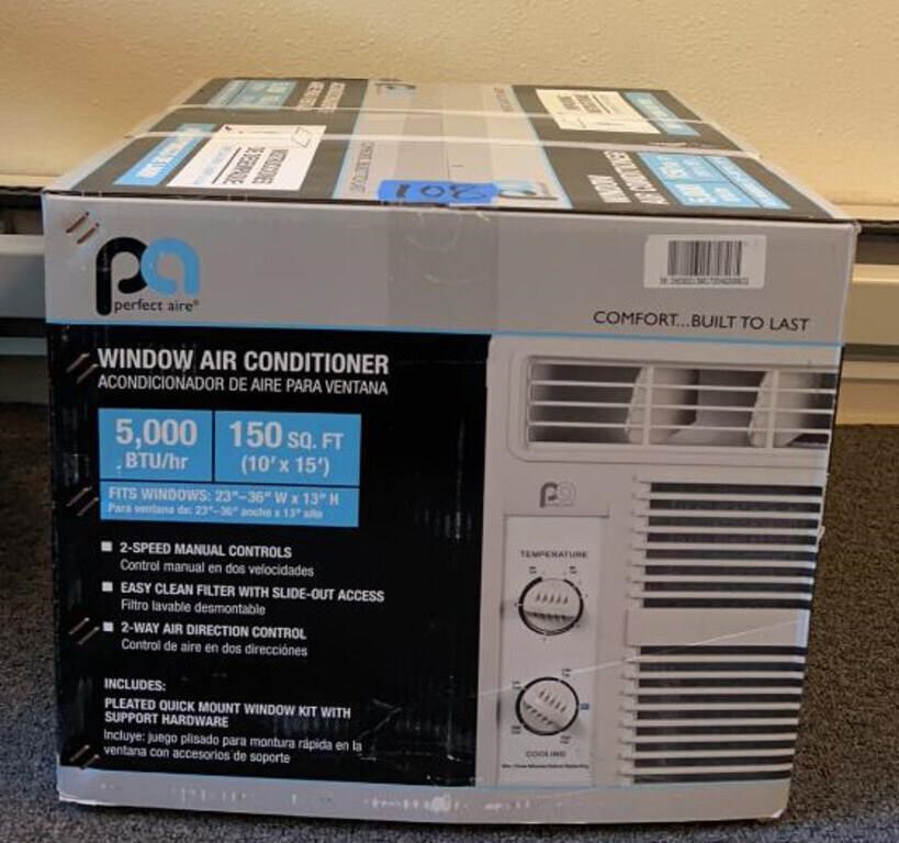 New perfectaire air conditioner:150Sq.Ft, 5000