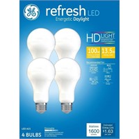 4 Pack GE Refresh LED Light Bulbs  13 5 Watt