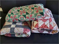 (3) Beautiful Quilts