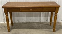 (AN) 
Wooden Console Table with Drawer