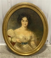 (Z) 
Framed Portrait of Lady Rosamond Crocker by