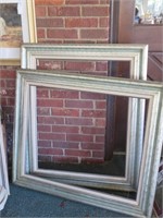 2 Large Wooden Frames 38 x 32"