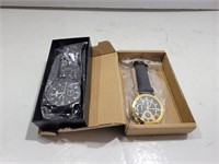 (2) NEW Unbranded Men's Watches