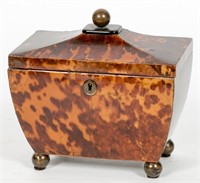 English Regency Tea Caddy