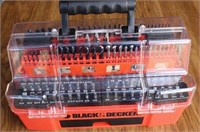 BLACK AND DECKER DRILL BIT AND NUT DRIVER SET