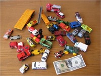 Lot of Toy Cars Vehicles