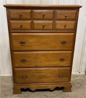 (J) 4 Drawer Solid Wood Chest of Drawers 30” Wide