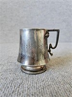 ANTIQUE SILVER PLATE CUP REED & BARTON