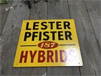 20x20 Lester Pfister One Sided Hardboard Sign