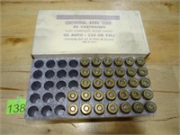 45 Auto 230gr Centennial Rnds 32ct