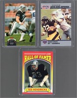 Randy White, Ted Hendricks, & Howie Long Cards.