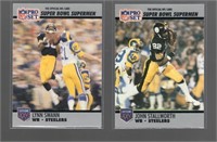 Lynn Swann & John Stallworth 1990 Pro Set Super