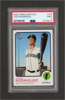 Julio Rodriguez ROOKIE CARD 2022 Topps Heritage