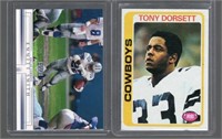 Tony Dorsett ROOKIE & 2001 Upper Deck Emmitt