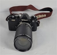 Nikon Fm2 Camera W/ Nikkor Zoom Lens