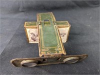 1900s Folding Portable Stereoscope with Wildlife