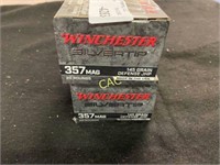 20rds Winchester SilverTip 357mag 145gr DefenseTip