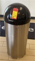 Rubbermaid Stainless Steel Trash Receptacle with