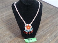 Beaded Necklace 24"