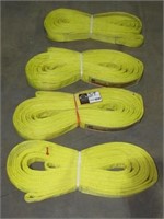 (Qty - 4) Nylon Rigging Slings-