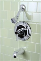 $100 Kingston Brass Shower Faucet Polished Chrome