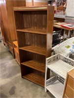 Wooden bookshelf 59”x24”x9”