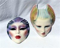 2 Mask from About Face Clay Art SF Fish Lady