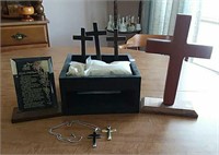 Religious:  Wood Cross, Cross Necklace
